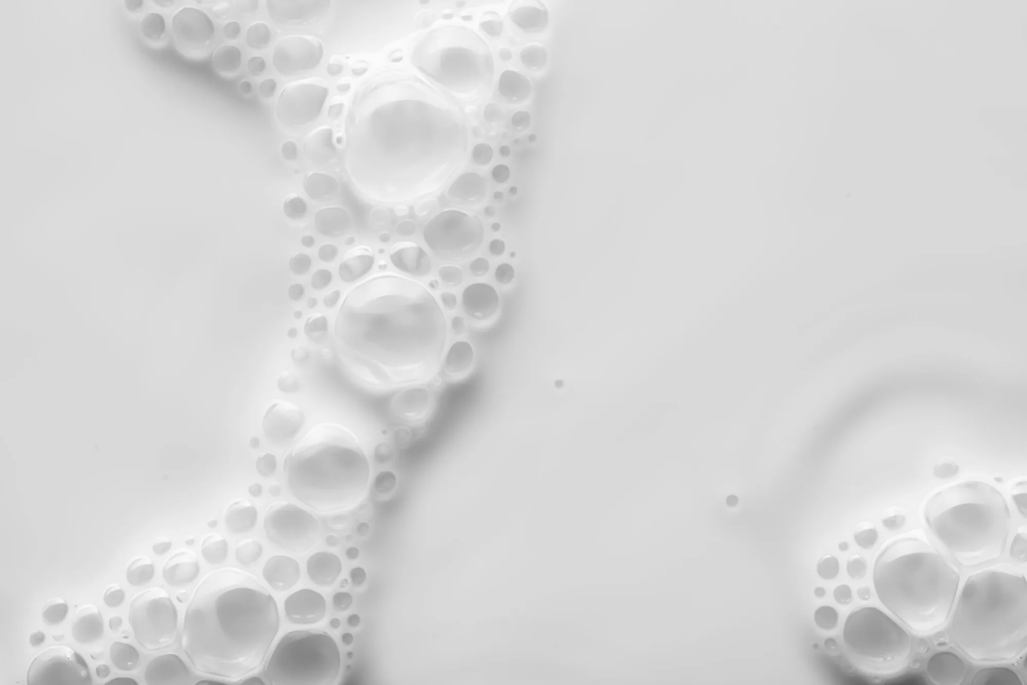 Weiße Creme-Textur, Detailaufnahme
