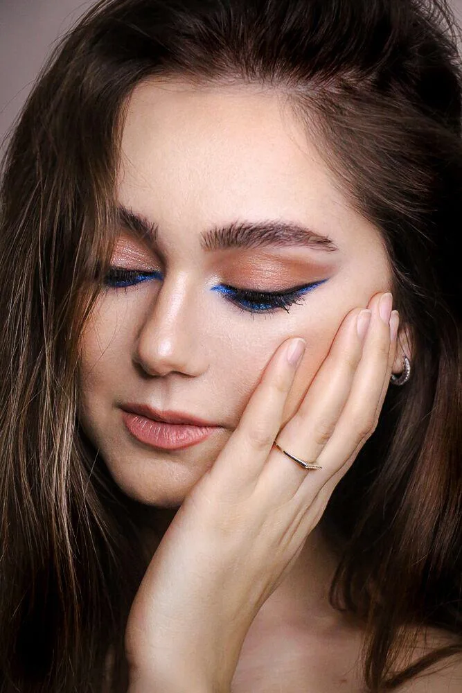 Make-up Portrait einer Kundin, Detail